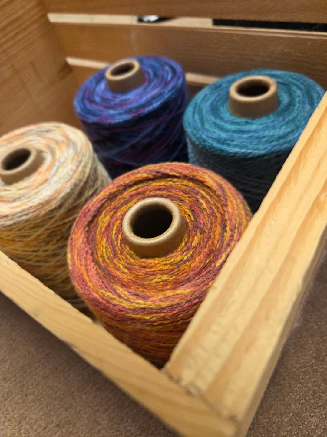 Dyed Cotton Boucle, Belmont - Variegated