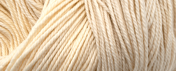 First picture of undyed superwash and non-superwash yarn